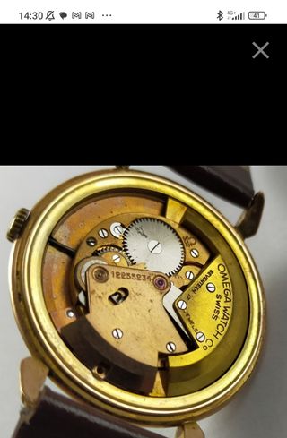 Omega Bumper 37,5 mm 1950 Oro Rosa 80 micras