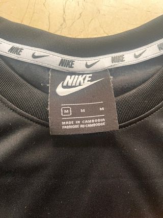 Camiseta Nike Negra Talla M