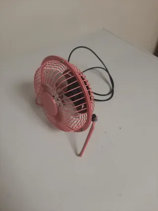 Mini ventilatore rosa