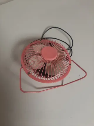 Mini ventilatore rosa