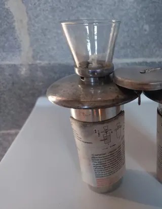 Lámpara de aceite sin estrenar con mecha