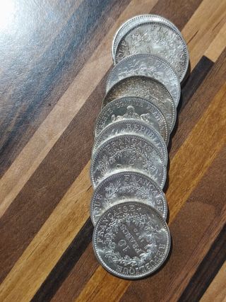 Monedas Francesas 10 Francos Hércules