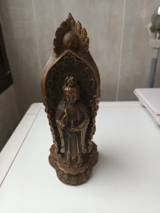 Figura Bronce 3 Budas