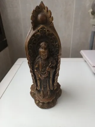 Figura Bronce 3 Budas