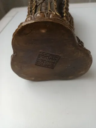 Figura Bronce 3 Budas