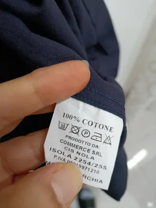 Camicia uomo blu elegante