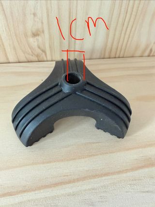 Puntera de goma para bastón