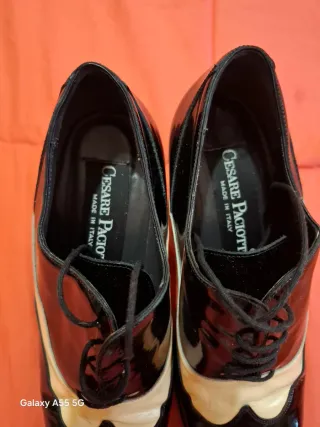 Scarpe Cesare Paciotti donna n.37 vernice bicolore