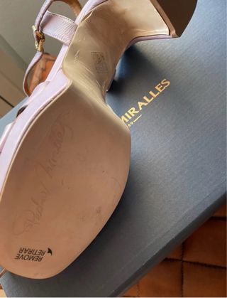 Sandalias Pedro Miralles Piel Talla 38 Rosa
