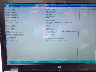 Placa base HP Probook 250 G6 i5-7200U