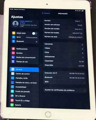 iPad Air 2 Plata