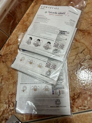 Mascarillas Higiénicas Reutilizables Varias