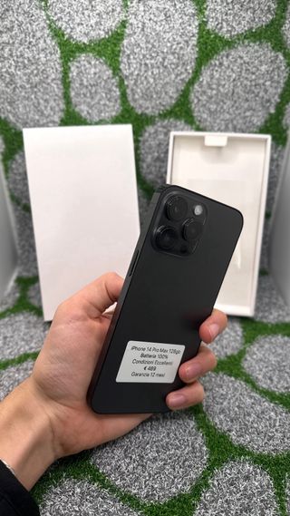 iPhone 14 Pro Max 128GB Nero - Garanzia 12 Mesi