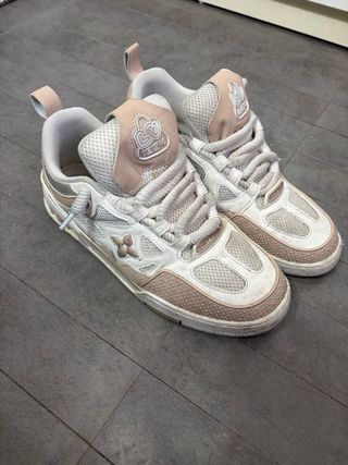Zapatos Louis Vuitton Beige/Blanco Talla 45