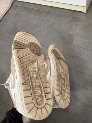 Zapatos Louis Vuitton Beige/Blanco Talla 45