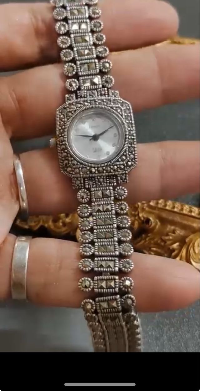 Reloj Plata 925 Mujer Marquesitas 46.0g