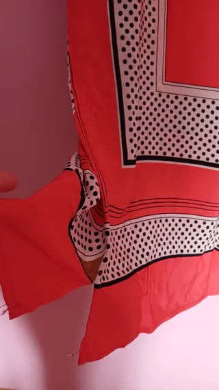 Vestido estampado rayas y lunares