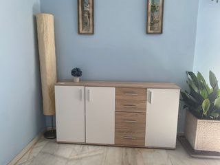 Cómoda 3 puertas 4 cajones envío gratis