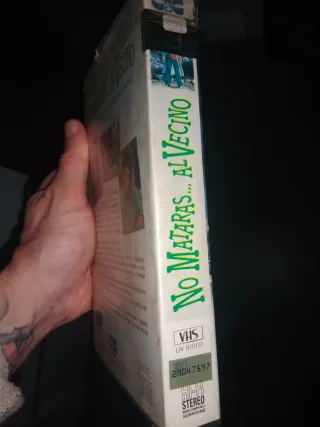 VHS No Matarás... al Vecino(caja videoclub)