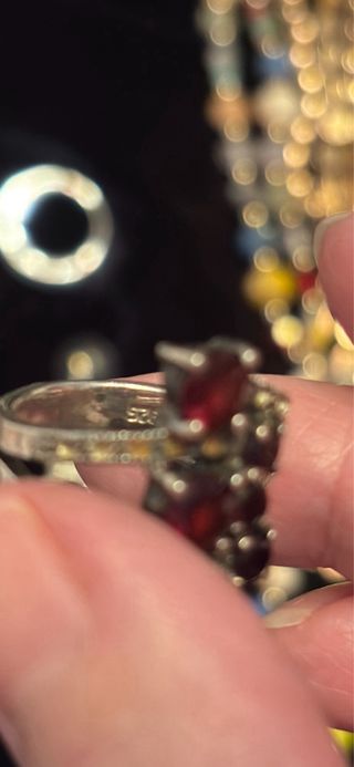 Oportunidad!!Lote bisutería: piedras, plata y más.