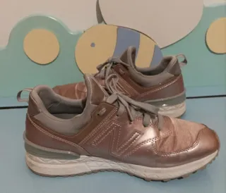 New Balance 40 Rosa Metallizzato