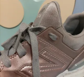 New Balance 40 Rosa Metallizzato
