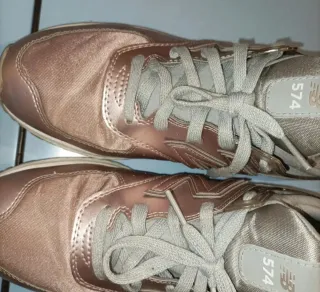 New Balance 40 Rosa Metallizzato