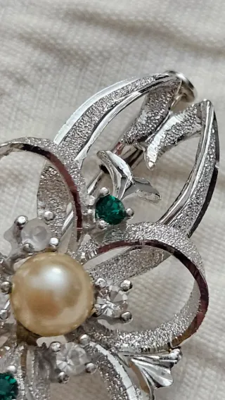 Broche antiguo Plata Ley  S.XX