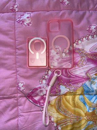Cover iPhone 11 Rosa con Laccetto