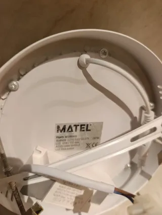 Luz LED redonda para techo