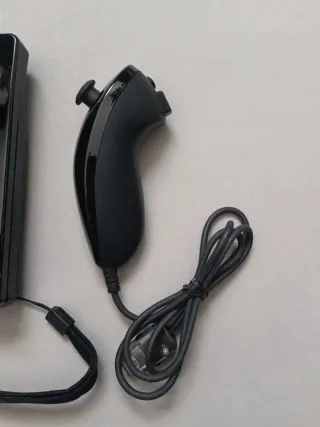 Mando Wii y Nunchuk Nintendo Negro