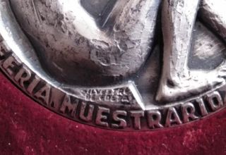 Medalla Plata Bodas de Oro Silvestre de Edeta