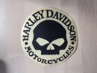 Vinilo Harley Davidson Motorcycles Calavera