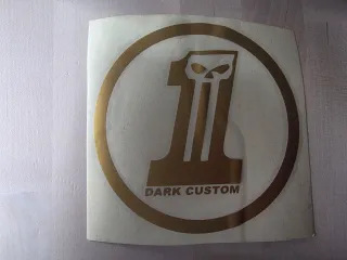 Vinilo Harley Davidson Motorcycles Calavera