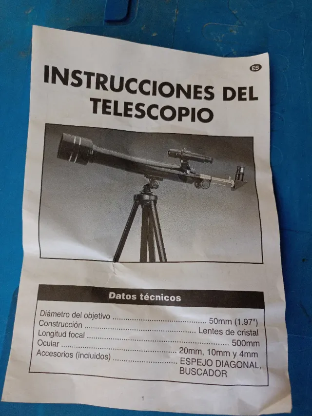 Telescopio con trípode