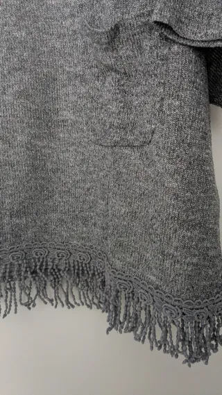 Camiseta Hollister plateada S