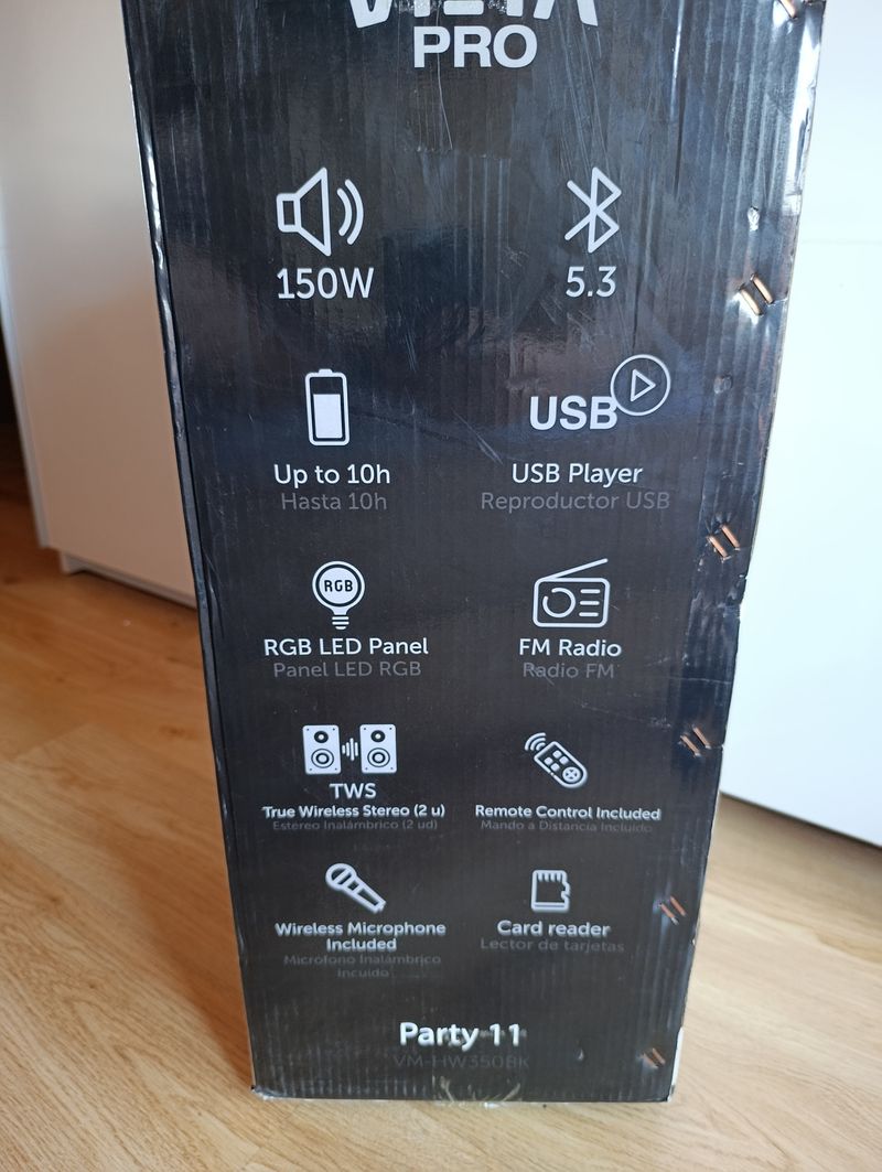 Altavoz Vieta Pro Party 11 y Auriculares Silence 3 afbeelding 2