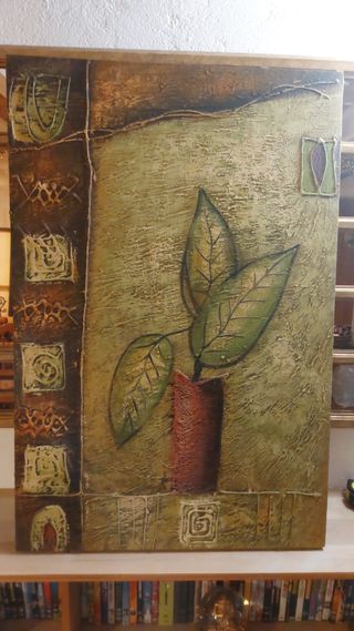 Cuadro decorativo hojas