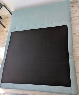 Sofá Cama 2 Plazas Verde Agua