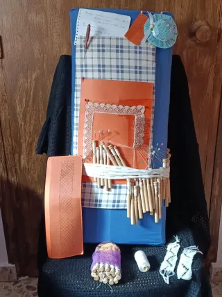 Mundillo de bolillos artesanal