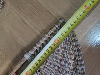 2 ventagli decorativi in tessuto