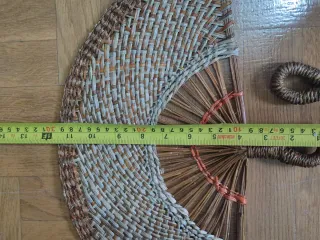 2 ventagli decorativi in tessuto