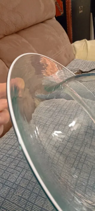 Lampadario Vetro Murano Anni 70 Argento Trasparent