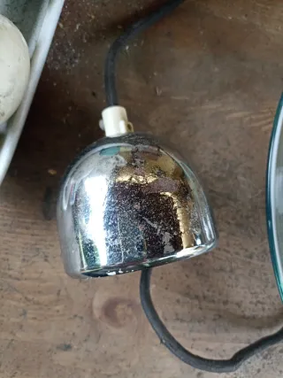 Lampadario Vetro Murano Anni 70 Argento Trasparent