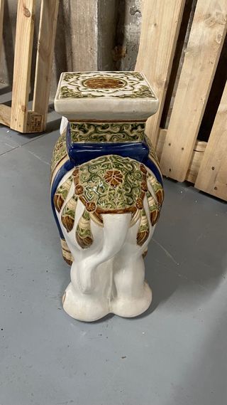 Figura Elefante Decorativo Cerámica