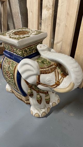 Figura Elefante Decorativo Cerámica