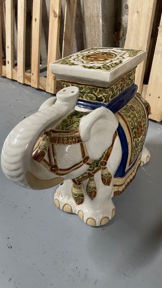 Figura Elefante Decorativo Cerámica