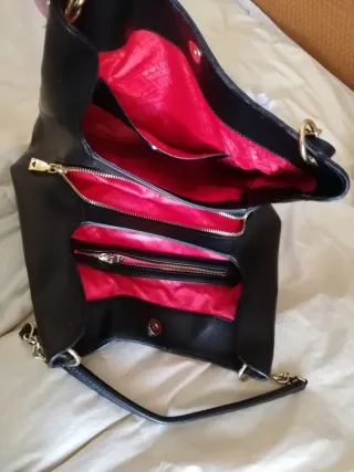 Bolso Love Moschino Negro Acolchado