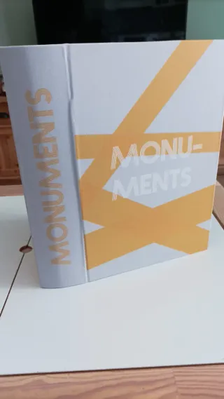 Libro segreto contenitore grigio/arancio