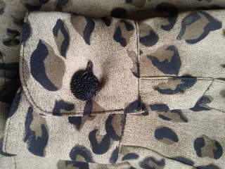 Camisa Paco Verdeal Estampado Animal